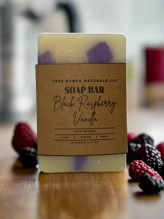 Black Raspberry Vanilla Bar Soap