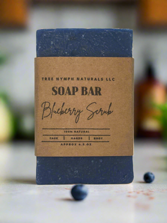 Blueberry Scrub Bar Soap
